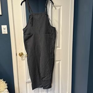 Striped Overalls